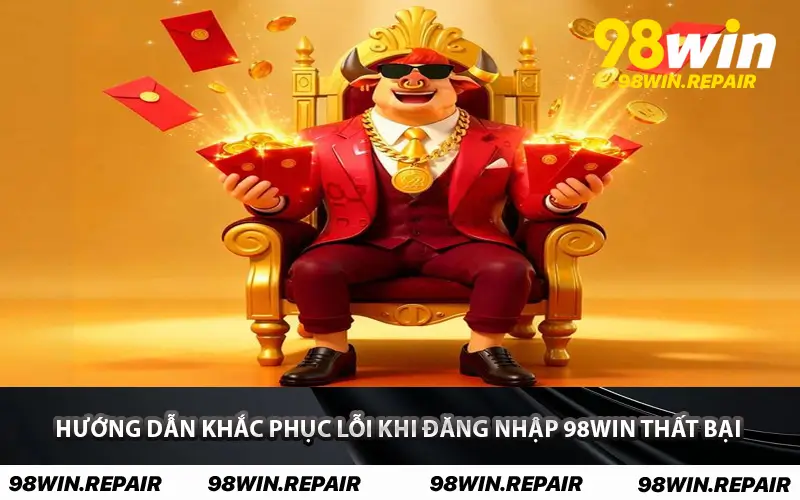 Hướng dẫn khắc phục lỗi khi đăng nhập 98WIN thất bại