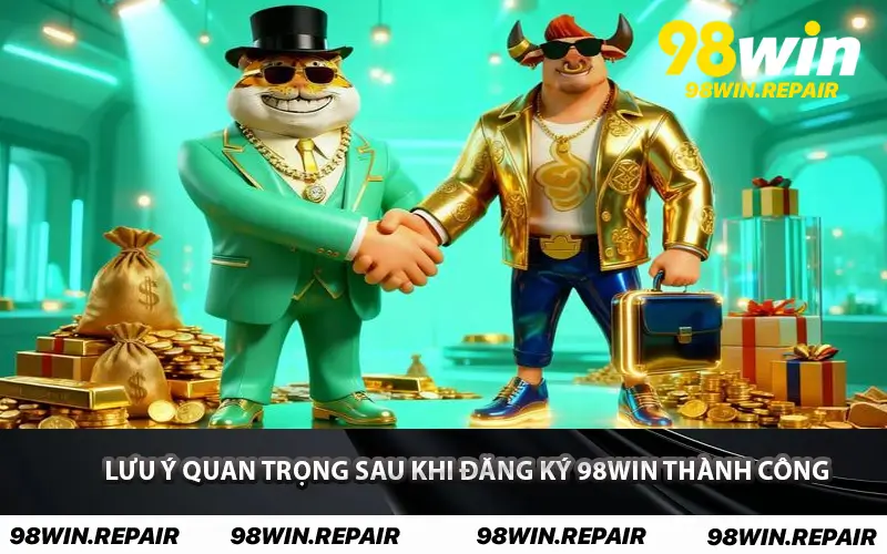 Lưu ý quan trọng sau khi Đăng Ký 98WIN thành công