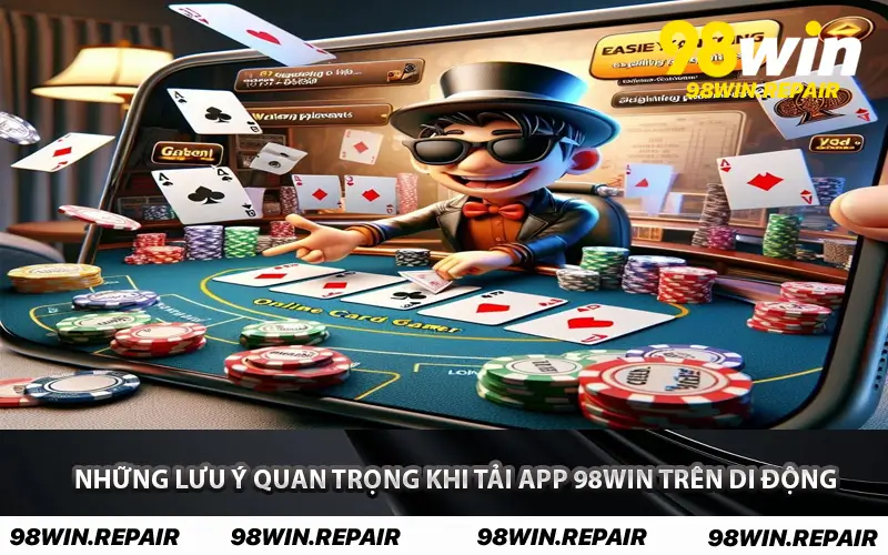Những lưu ý quan trọng khi tải APP 98WIN trên di động