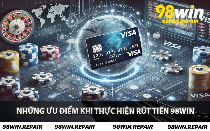 Những ưu điểm khi thực hiện rút tiền 98WIN