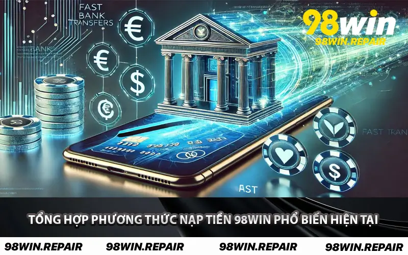 Tổng hợp phương thức nạp tiền 98WIN phổ biến hiện tại